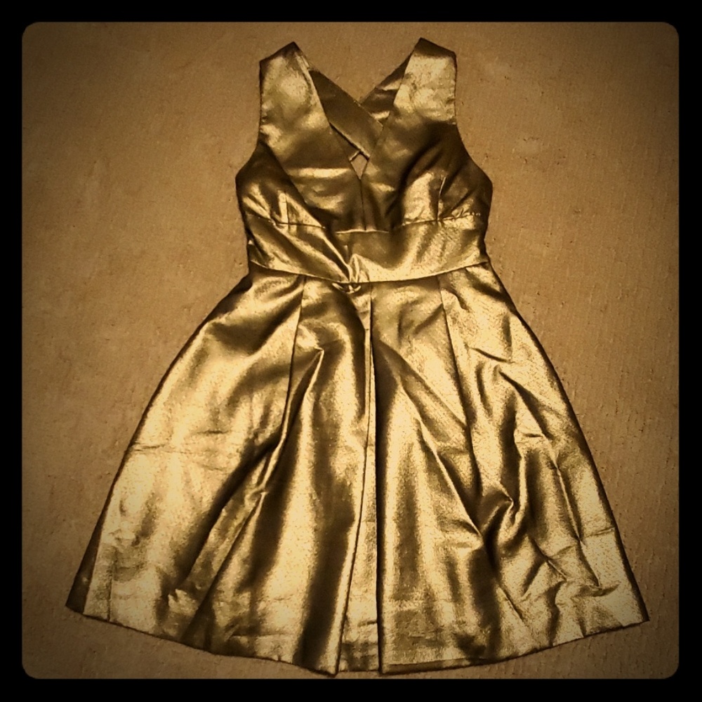 MWT Gold Banana Republic dress